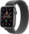 imoshion Nylon Trail bandje - Geschikt voor Apple Watch 1, 2, 3, 4, 5, 6, 7, 8, 9, 10, SE, Ultra (2) - 44/45/46/49 mm - Grijs - One Size