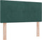 vidaXL - Hoofdbord - Met - Knopen - Donkergroen - 100 - cm - Velours