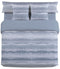 Dekbedovertrek set Pierre Cardin NINA Blauw Bed van 180 4 Onderdelen