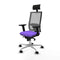 Bureaustoel met hoofdsteun Piqueras y Crespo 2D086N1 Lila