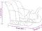 vidaXL - Kerstdecoratie - rendieren - en - slee - 280x28x55 - cm - acryl