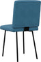 vidaXL - Eetkamerstoelen - 2 - st - fluweel - blauw