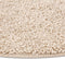 vidaXL - Shaggy - Tapijt - met - Latex - Achterkant - Crème - ø90 - cm