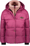 Like Flo F207-5202 - Meisjes Jas - Duurzaam met teddy bodywarmer - Cerise