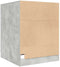 vidaXL - Wasmachinekast - 70,5x71,5x91,5 - cm - betongrijs