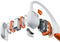 Shokz OpenRun Pro 2 - Sporthoofdtelefoon - Bone Conduction - Oranje/Wit