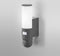 LEDVANCE Slim tuinarmatuur LED: voor muur, SMART+ WALL CAMERA CONTROL / 16 W, 22-…24- V, Warm White, 3- K, body materiaal: plastic, IP44