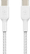 Belkin CAB004BT2MWH2PK - USB-C Kabel - 60W Power Delivery - Wit (2 stuks)