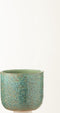 J-Line Bloempot Leo Keramiek Groen Medium - Ø 18.50 cm