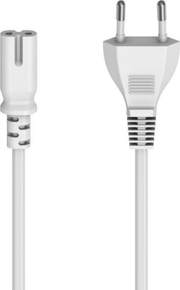 Hama 00223276 - Elektriciteitssnoer - C7 stekker Recht Mannelijk - Wit 5 m