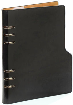 Kalpa 1016-60 Clipbook Hervulbare A5 6 Ringband Agenda Pull -up zwart 1 week per 2 paginas 2025-2026