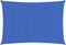 vidaXL - Zonnezeil - 160 - g/m² - rechthoekig - 3x5 - m - HDPE - blauw