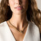 FOSSIL JF04956710 - Dames Collier - T-Bar met pavé-kristallen - Goudkleurig