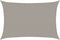 vidaXL - Zonnezeil - 160 - g/m² - rechthoekig - 3,5x4,5 - m - HDPE - lichtgrijs