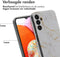 imoshion Hoesje Geschikt voor Samsung Galaxy A14 (5G) / A14 (4G) Hoesje Siliconen - imoshion Design hoesje - Meerkleurig / White Marble