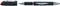 Uni-ball roller Jetstream blauw schrijfbreedte 045 mm medium schrift schrijfpunt 1 mm zwarte rubb...