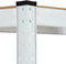 Monzana 2x Stellingkast - 160x90x40cm - Belastbaar tot 700kg - Zilver (2 stuks)