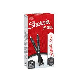 Sharpie - ie S-gel roller, medium punt, rood