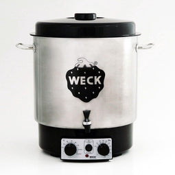 Weck Elektrisch kookvat WAT25A, met kraan, 1800 watt, 30 liter, roestvrij staal