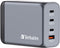 Verbatim GNC-240 - GaN Oplader - 4 Poorten 240W USB A/C - 28V 5A Power Delivery 3.0 Quick Charge 3.0