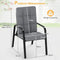 Coast Terrasstoelen - Verstelbaar - 5 standen - Grijs/Zwart (set van 2)