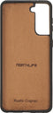 NorthLife - Geschikt voor Samsung Galaxy S21 - Leren Backcover hoes - Cognac