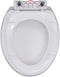 vidaXL - Toiletbril - soft-close - met - quick-release - ontwerp - wit
