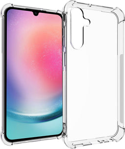 iMoshion Hoesje Geschikt voor Samsung Galaxy A25 / A24 Hoesje Siliconen - iMoshion Shockproof Case - Transparant