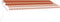vidaXL - Luifel - automatisch - met - LED - windsensor - 500x300 - cm - oranje - bruin