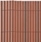 vidaXL - Tuinafscheiding - dubbelzijdig - 90x400 - cm - bruin