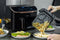 Hyundai Electronics - Digitale Airfryer Duo - Hetelucht friteuse - 8 Liter - Zwart rosegoud