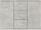 vidaXL - Dressoir - 91x29,5x65 - cm - bewerkt - hout - betongrijs