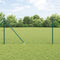 vidaXL - Hekpalen - met - Spike - - - 13 - stuks - Ø32 - mm, - 160 - cm, - Gegalvaniseerd - Staal