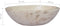 vidaXL - Gootsteen - 53x40x15 - cm - marmer - crèmekleurig