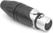 Amphenol AX5F XLR-connector Koppeling, recht Aantal polen: 5 Zwart, Zilver 1 stuk(s)