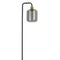 GAMMA Lusso - Vloerlamp - Rookglas 150x28 cm - Mat zwart