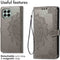 iMoshion Hoesje Geschikt voor Samsung Galaxy M53 Hoesje Met Pasjeshouder - iMoshion Mandala Bookcase - Grijs