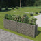 vidaXL - Gabion - plantenbak - verhoogd - 360x50x100 - cm - gegalvaniseerd - staal