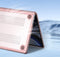Dux Ducis Geschikt voor MacBook Pro 14 inch (2021-2024) Armor Pattern cover hoes - case - Roze