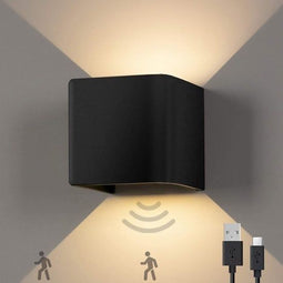 Goliving Wandlamp Oplaadbaar - Wandlamp Binnen - Draadloos - Bewegingssensor - USB-C - 4400 mAh