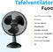 BRASQ Tafelventilator F400 - 30 cm - 3 snelheden - Zwart