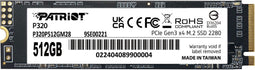 Patriot P320 - SSD M.2 80mm - 512GB NVMe PCIe 3.0 x4