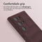 imoshion Hoesje Geschikt voor Samsung Galaxy S24 Ultra Hoesje Siliconen - imoshion EasyGrip Backcover - Lila