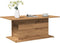 vidaXL - Salontafel - 102x55,5x40 - cm - bewerkt - hout - artisanaal - eikenkleur