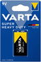Varta Superlife 9V - Batterij - 380 mAh - Zink-koolstof