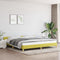vidaXL - Bedframe - zonder - matras - 200x200 - cm - stof - groen