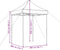 vidaXL - Partytent - inklapbaar - pop-up - 200x200x306 - cm - taupe