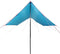 vidaXL - Kampeerluifel - waterdicht - 460x305x210 - cm - blauw