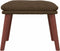 vidaXL - Voetenbank - 45x29,5x35 - cm - stof - bruin