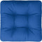 vidaXL - Palletkussen - 58x58x10 - cm - stof - blauw